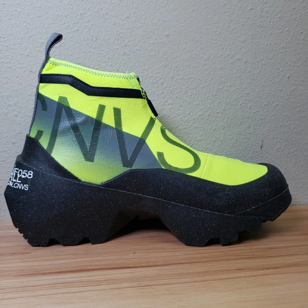 Converse ACW Geo Forma Boot Volt Electric Yellow Stretch Chunky Special Edition